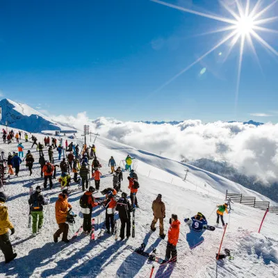 Где можно покататься на лыжах в Краснодарском крае?